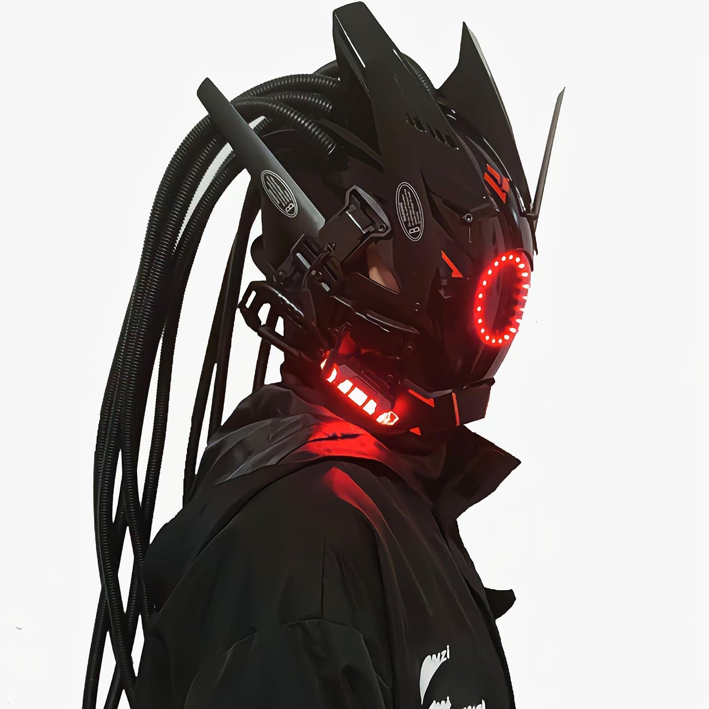 Predator Cyberpunk helmet with lights