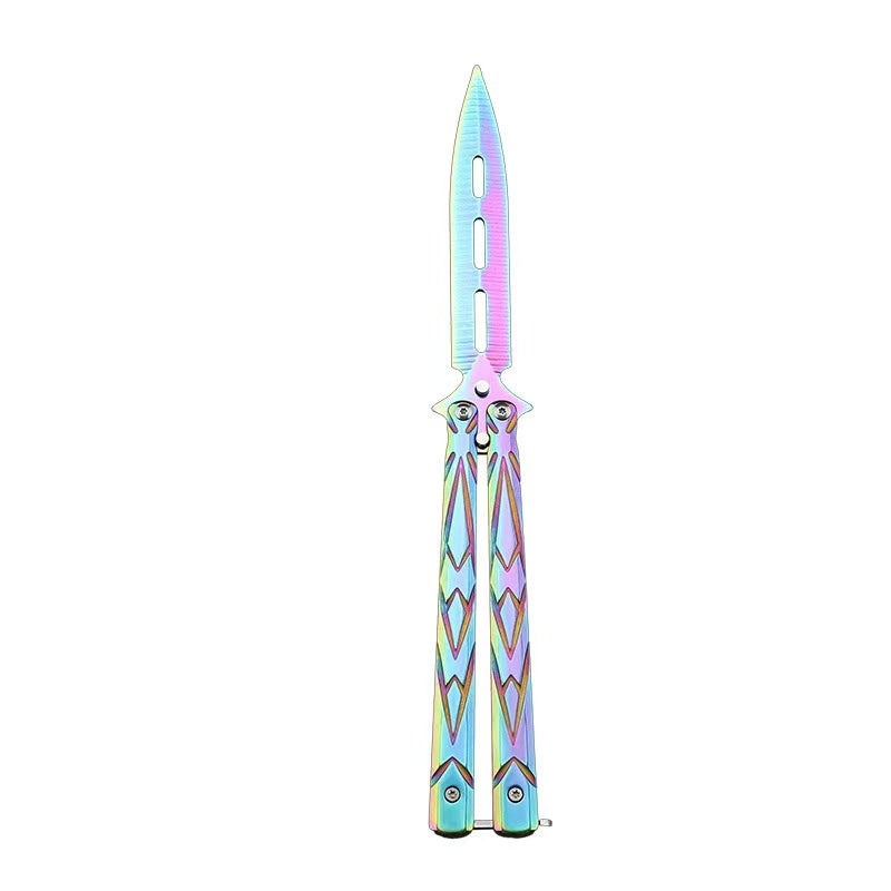 Metal butterfly knife