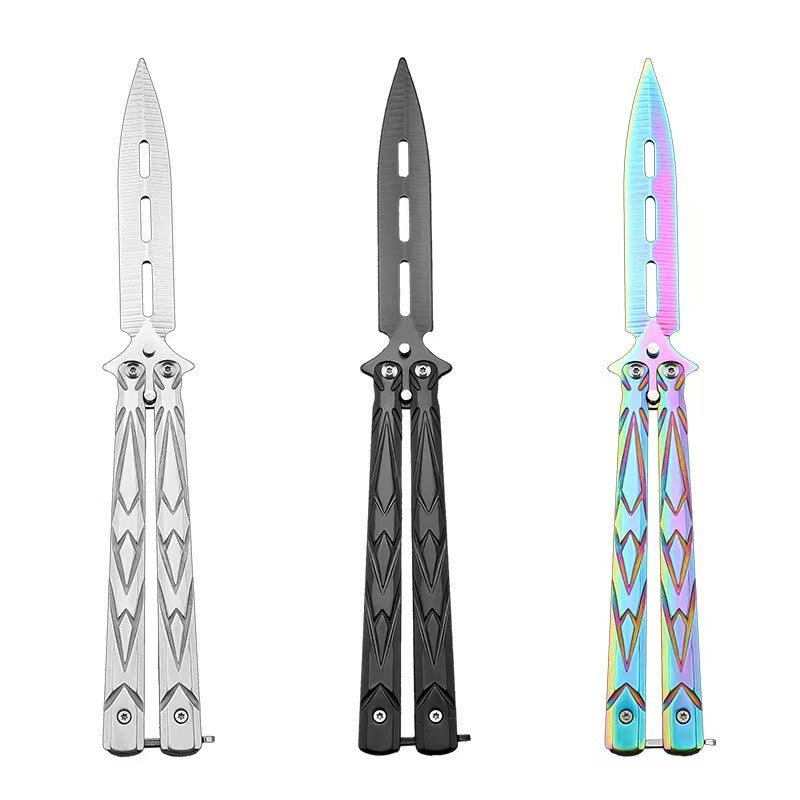 Metal butterfly knife