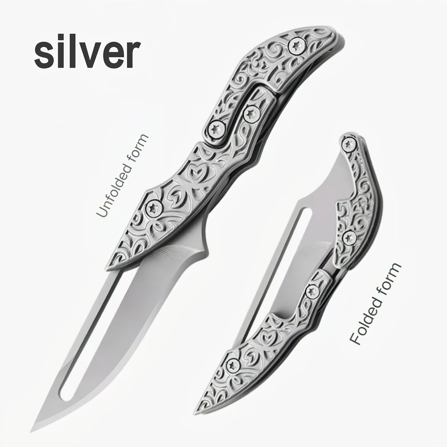 Magic mechanical folding knife