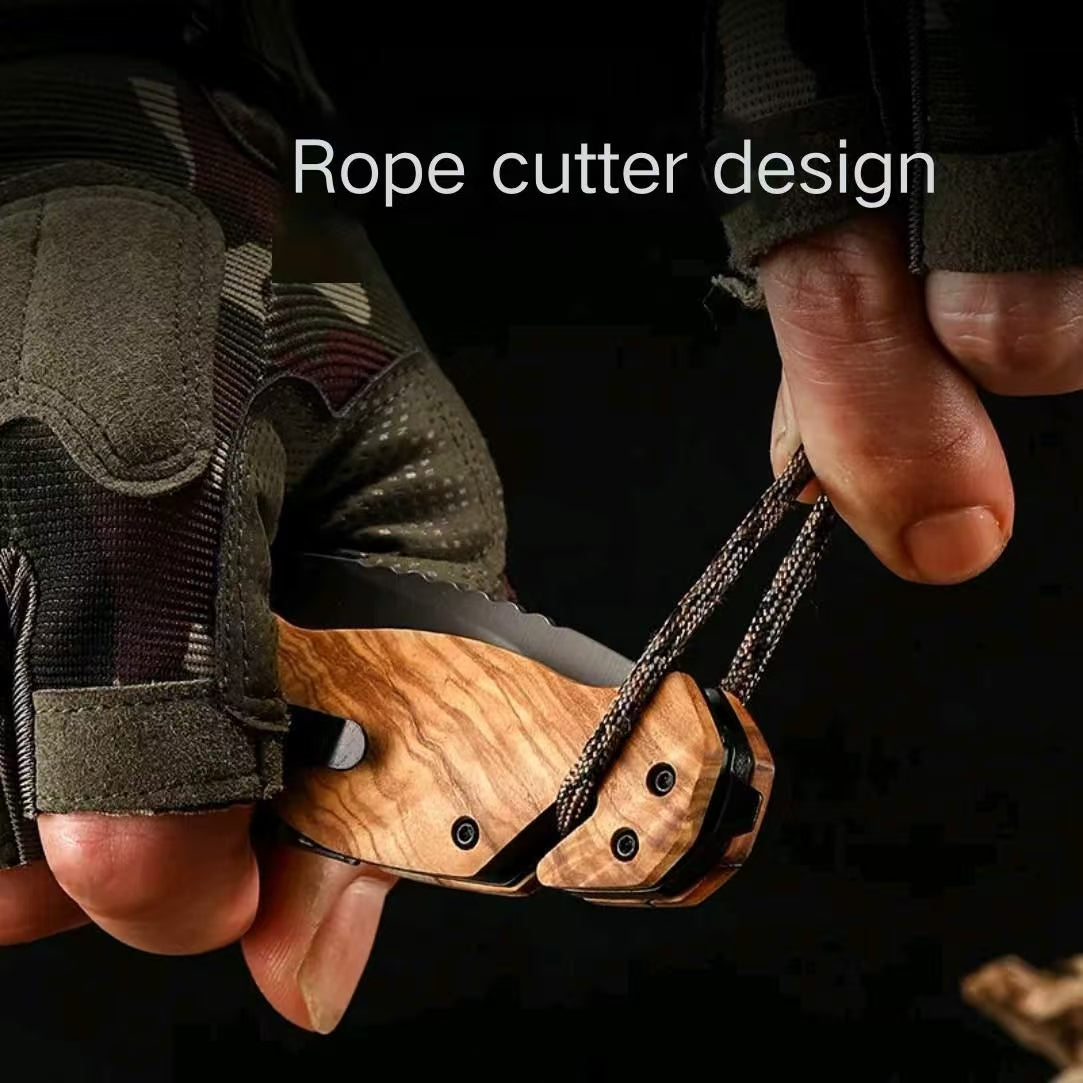 Multifunctional outdoor folding knife