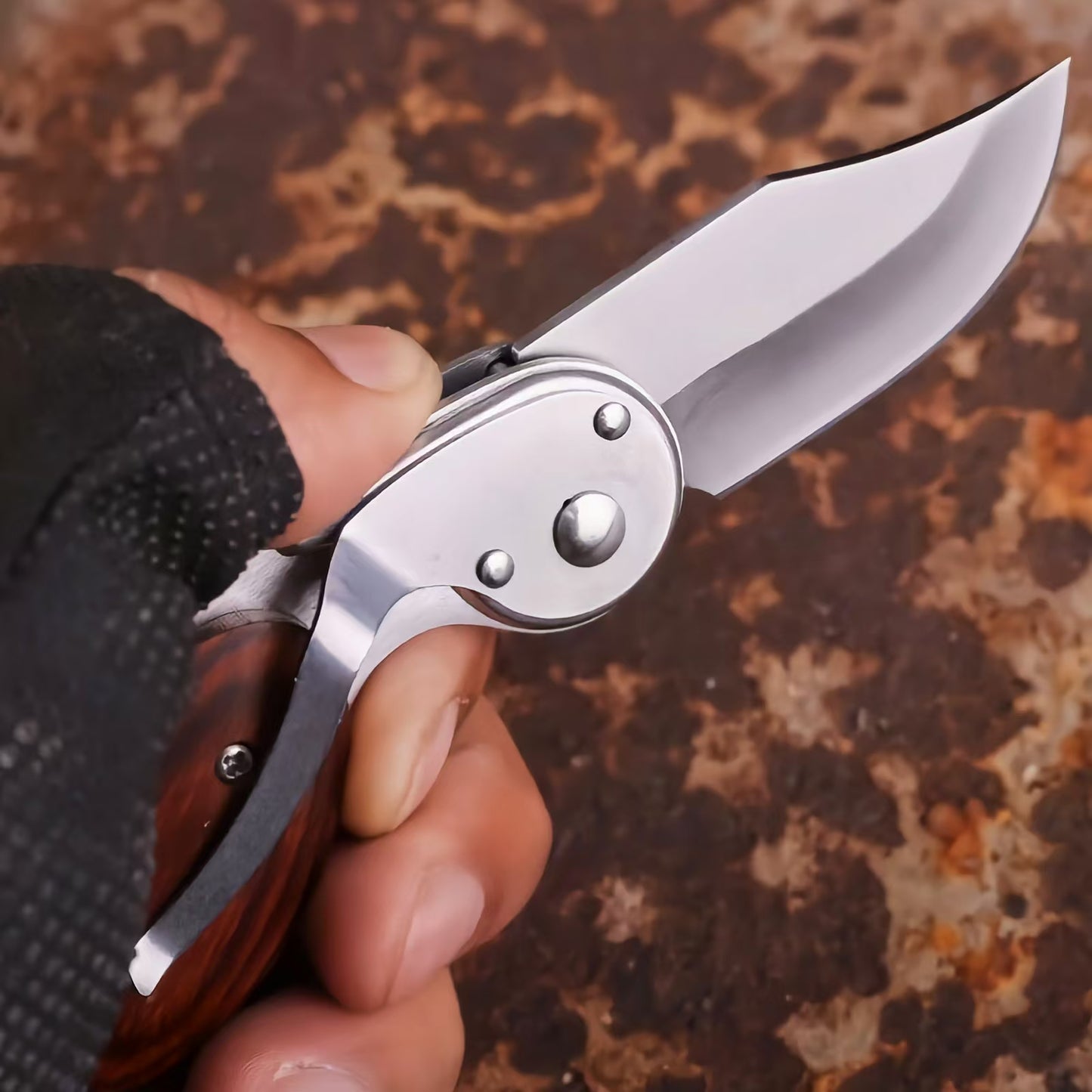 Spring pocket knife