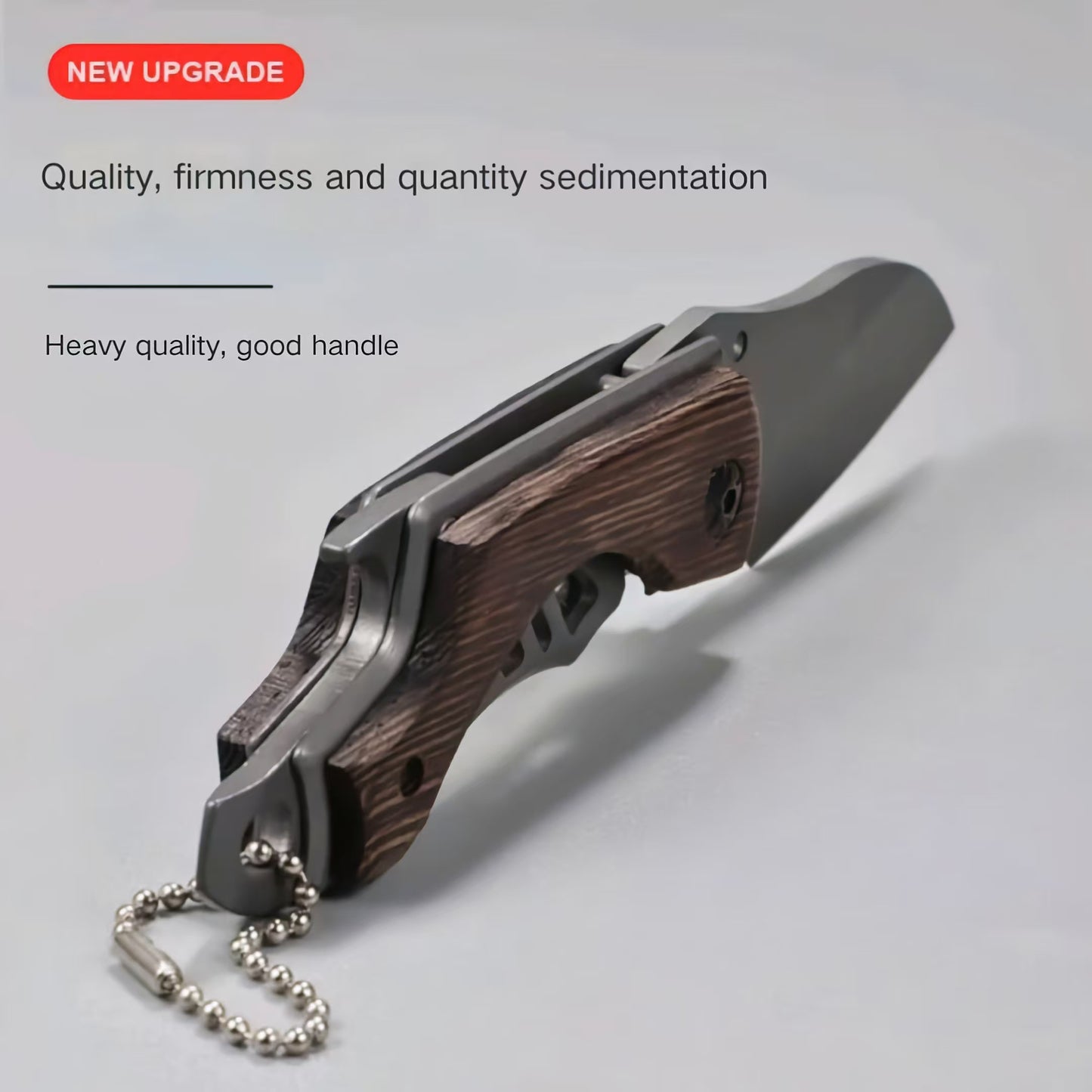 Portable outdoor folding knife