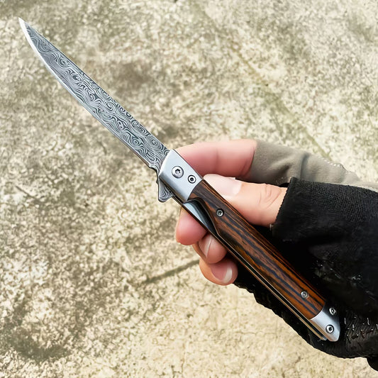 Portable folding knife