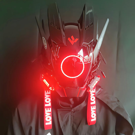 Predator Cyberpunk helmet with lights